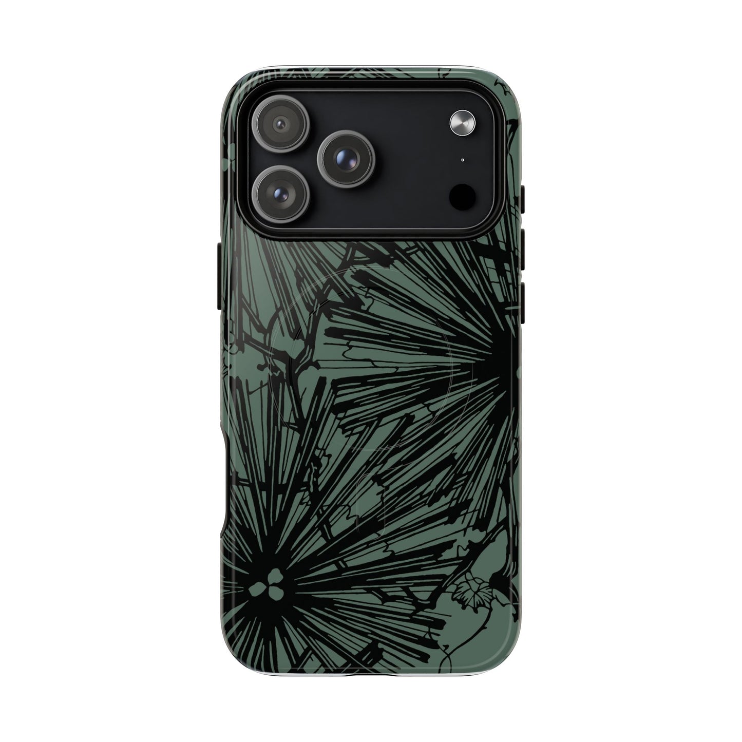 MagSafeタフケース - Radiance (グリーン/ブラック) | iPhone 17 / iPhone 17 Air / iPhone 17 Pro / iPhone 17 Pro Max