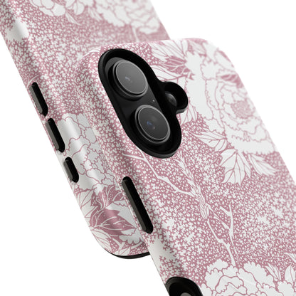 MagSafeタフケース - 姫（白/ピンク） | iPhone 17 / iPhone 17 Air / iPhone 17 Pro / iPhone 17 Pro Max