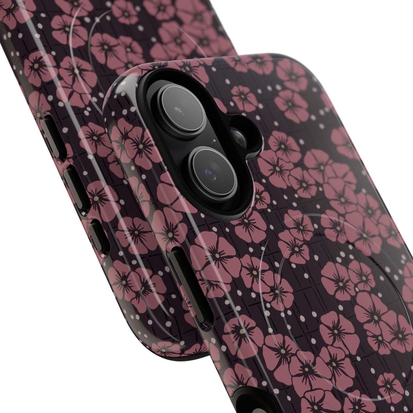 MagSafeタフケース - Blossom (ダークピンク) | iPhone 17 / iPhone 17 Air / iPhone 17 Pro / iPhone 17 Pro Max