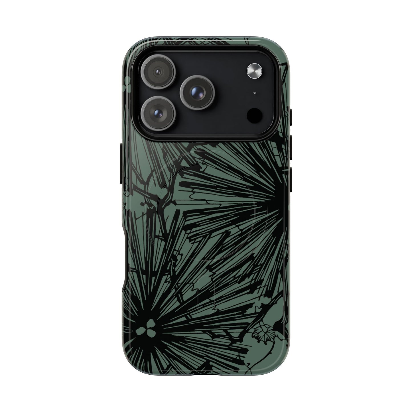 MagSafeタフケース - Radiance (グリーン/ブラック) | iPhone 17 / iPhone 17 Air / iPhone 17 Pro / iPhone 17 Pro Max