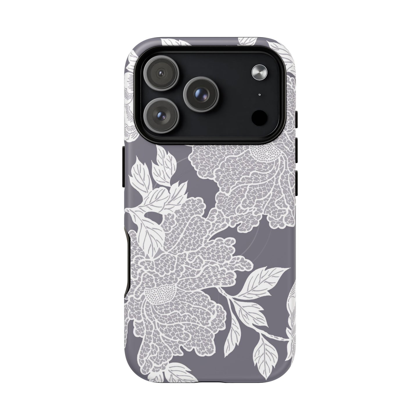 MagSafeタフケース - Deco Peony (紫色) | iPhone 17 / iPhone 17 Air / iPhone 17 Pro / iPhone 17 Pro Max