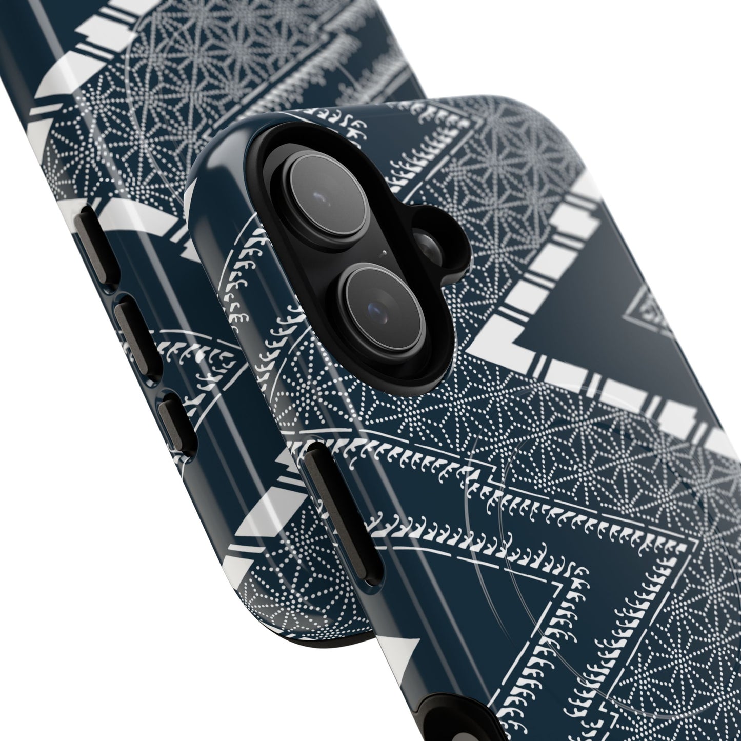 MagSafeタフケース - あっちこっち（白/ダックブルー）| iPhone 17 / iPhone 17 Air / iPhone 17 Pro / iPhone 17 Pro Max