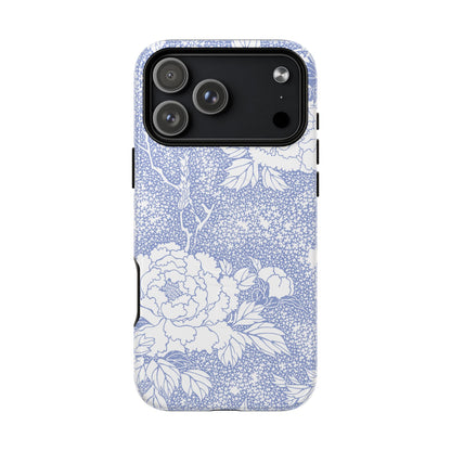 MagSafeタフケース - 姫（白/水色） | iPhone 17 / iPhone 17 Air / iPhone 17 Pro / iPhone 17 Pro Max