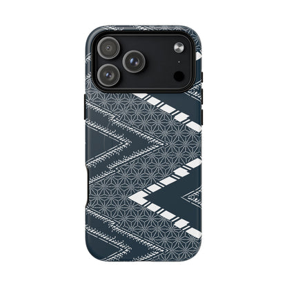 MagSafeタフケース - あっちこっち（白/ダックブルー）| iPhone 17 / iPhone 17 Air / iPhone 17 Pro / iPhone 17 Pro Max