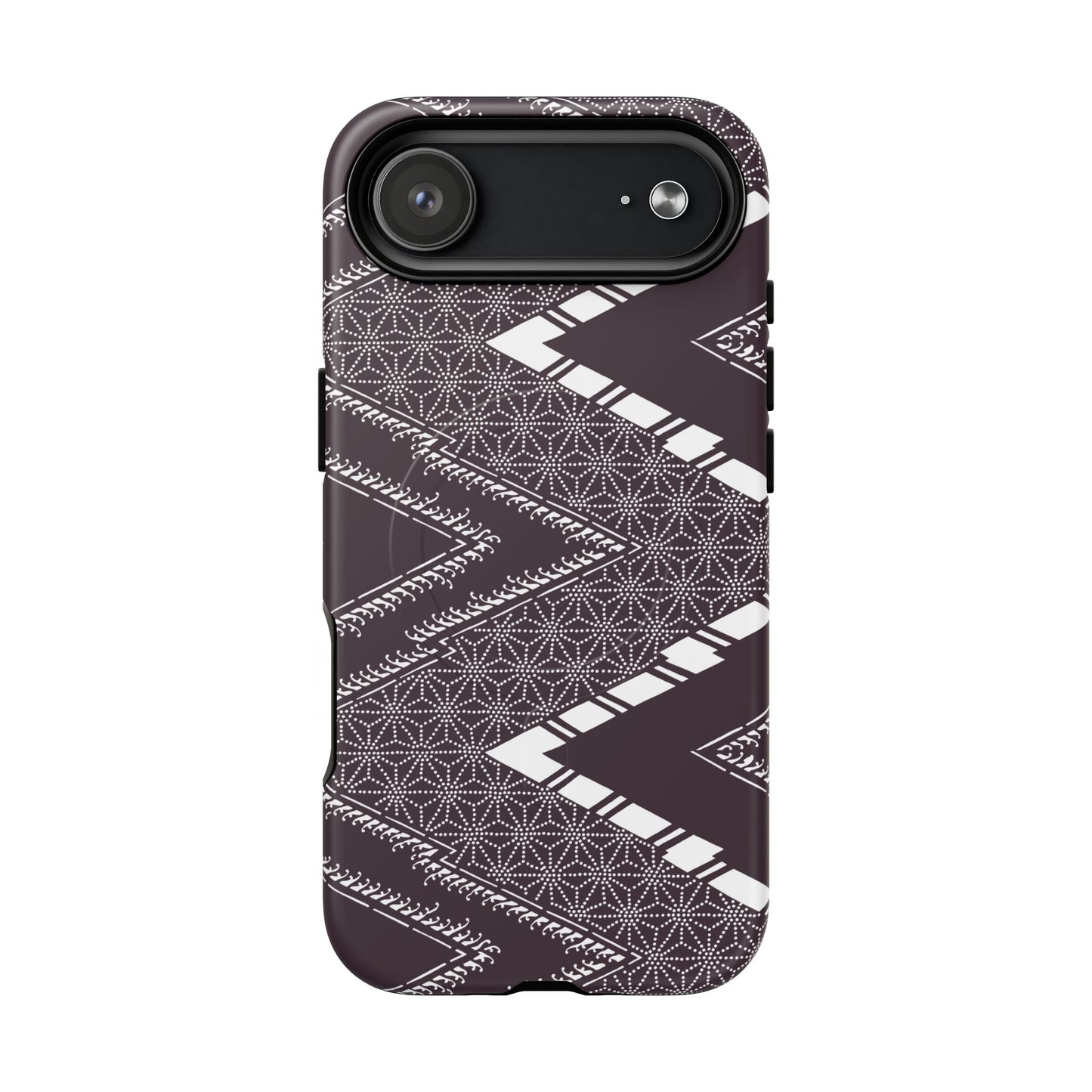 MagSafeタフケース - あっちこっち（白/紫色） | iPhone 17 / iPhone 17 Air / iPhone 17 Pro / iPhone 17 Pro Max