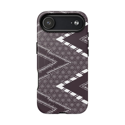 MagSafeタフケース - あっちこっち（白/紫色） | iPhone 17 / iPhone 17 Air / iPhone 17 Pro / iPhone 17 Pro Max