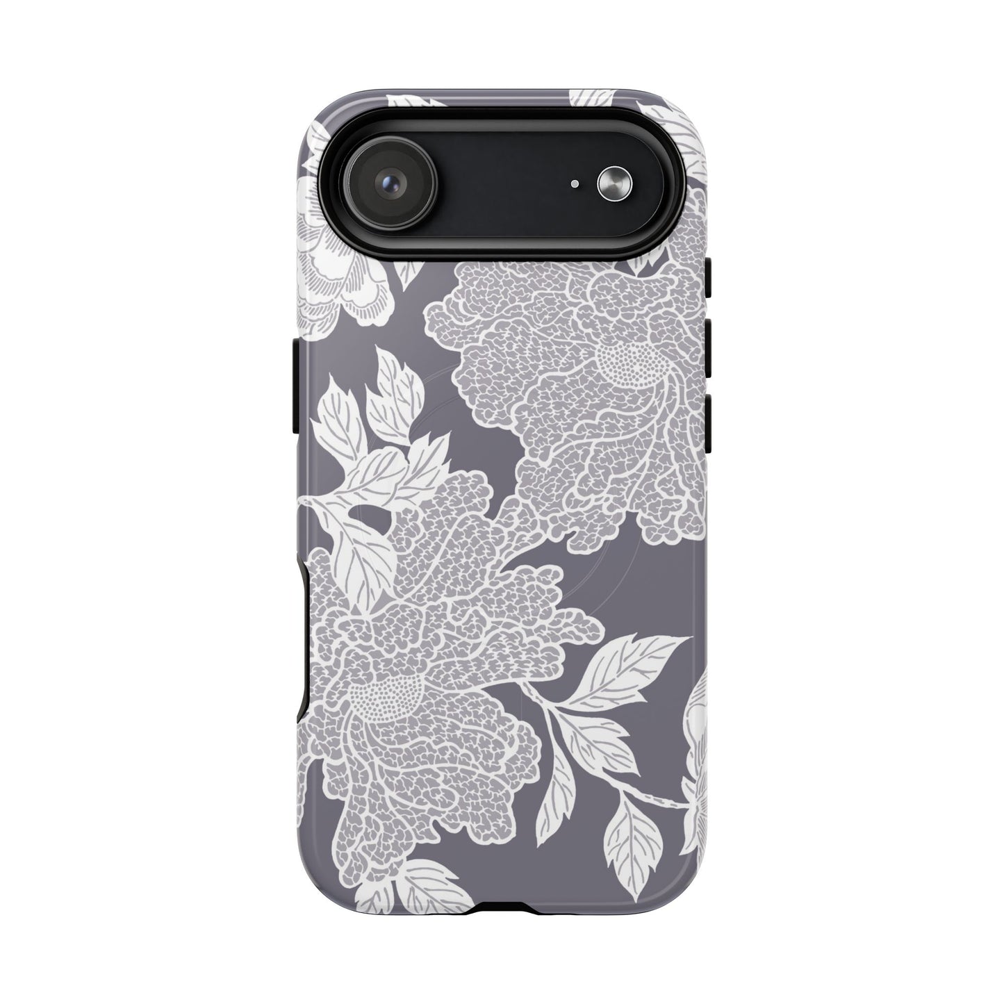 MagSafeタフケース - Deco Peony (紫色) | iPhone 17 / iPhone 17 Air / iPhone 17 Pro / iPhone 17 Pro Max