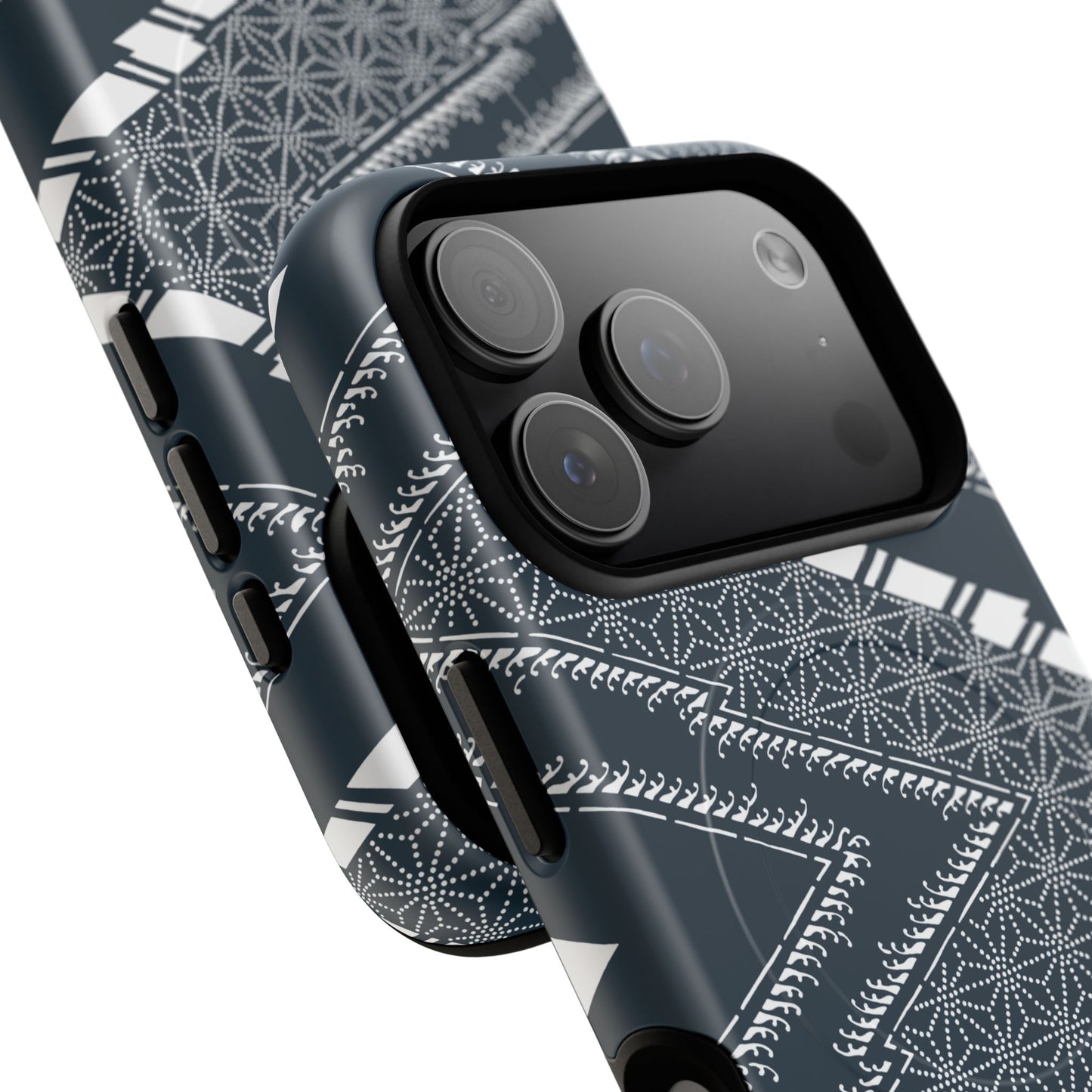 MagSafeタフケース - あっちこっち（白/ダックブルー）| iPhone 17 / iPhone 17 Air / iPhone 17 Pro / iPhone 17 Pro Max