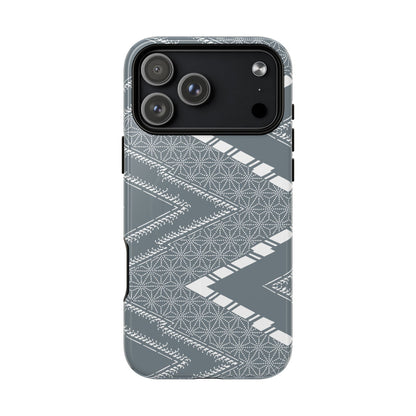 MagSafeタフケース - あっちこっち（白/藍鼠）| iPhone 17 / iPhone 17 Air / iPhone 17 Pro / iPhone 17 Pro Max