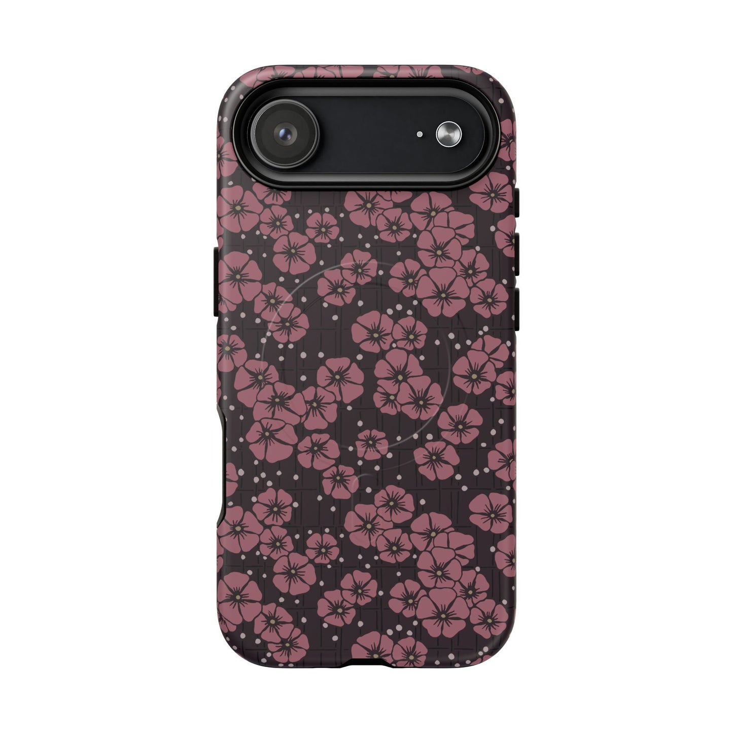 MagSafeタフケース - Blossom (ダークピンク) | iPhone 17 / iPhone 17 Air / iPhone 17 Pro / iPhone 17 Pro Max
