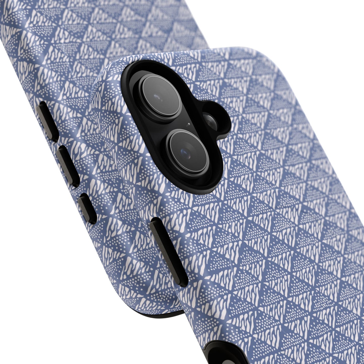 MagSafeタフケース - 鱗（白/ブルー） | iPhone 17 / iPhone 17 Air / iPhone 17 Pro / iPhone 17 Pro Max