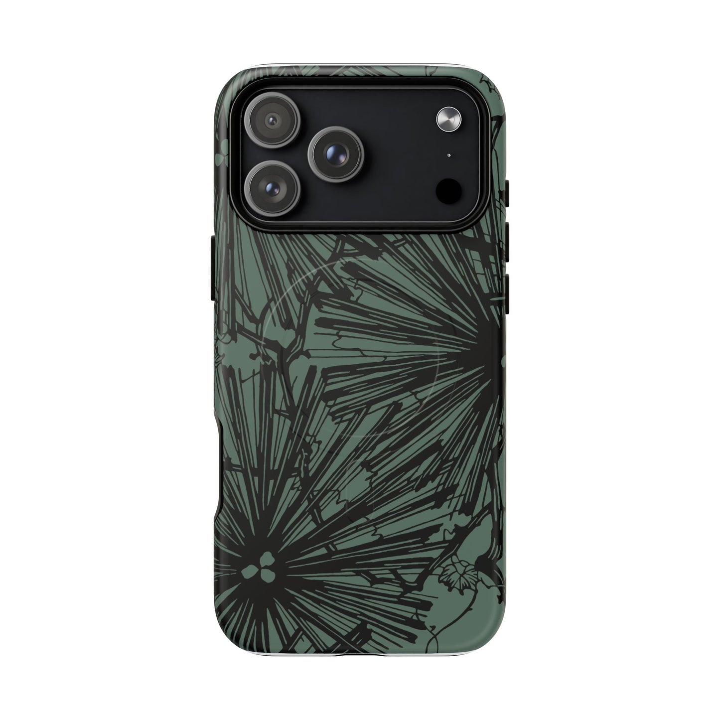 MagSafeタフケース - Radiance (グリーン/ブラック) | iPhone 17 / iPhone 17 Air / iPhone 17 Pro / iPhone 17 Pro Max