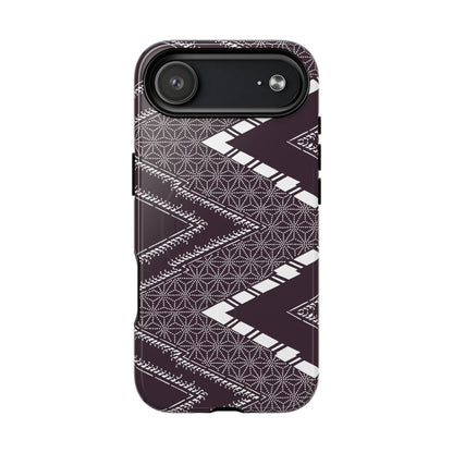 MagSafeタフケース - あっちこっち（白/紫色） | iPhone 17 / iPhone 17 Air / iPhone 17 Pro / iPhone 17 Pro Max