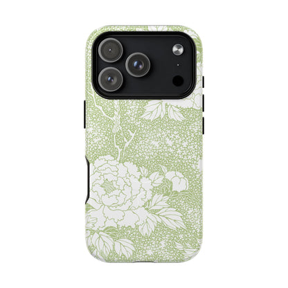 MagSafeタフケース - 姫（白/薄緑） | iPhone 17 / iPhone 17 Air / iPhone 17 Pro / iPhone 17 Pro Max