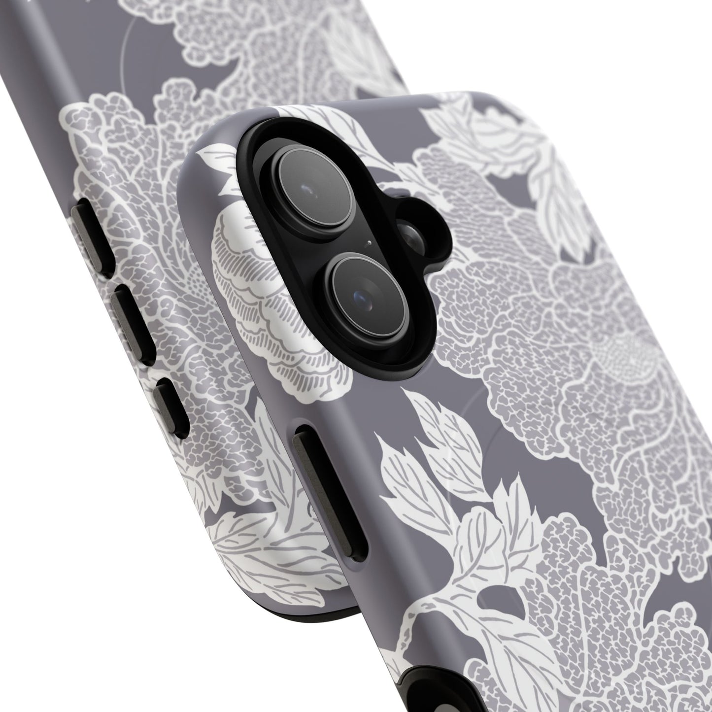 MagSafeタフケース - Deco Peony (紫色) | iPhone 17 / iPhone 17 Air / iPhone 17 Pro / iPhone 17 Pro Max