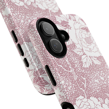 MagSafeタフケース - 姫（白/ピンク） | iPhone 17 / iPhone 17 Air / iPhone 17 Pro / iPhone 17 Pro Max