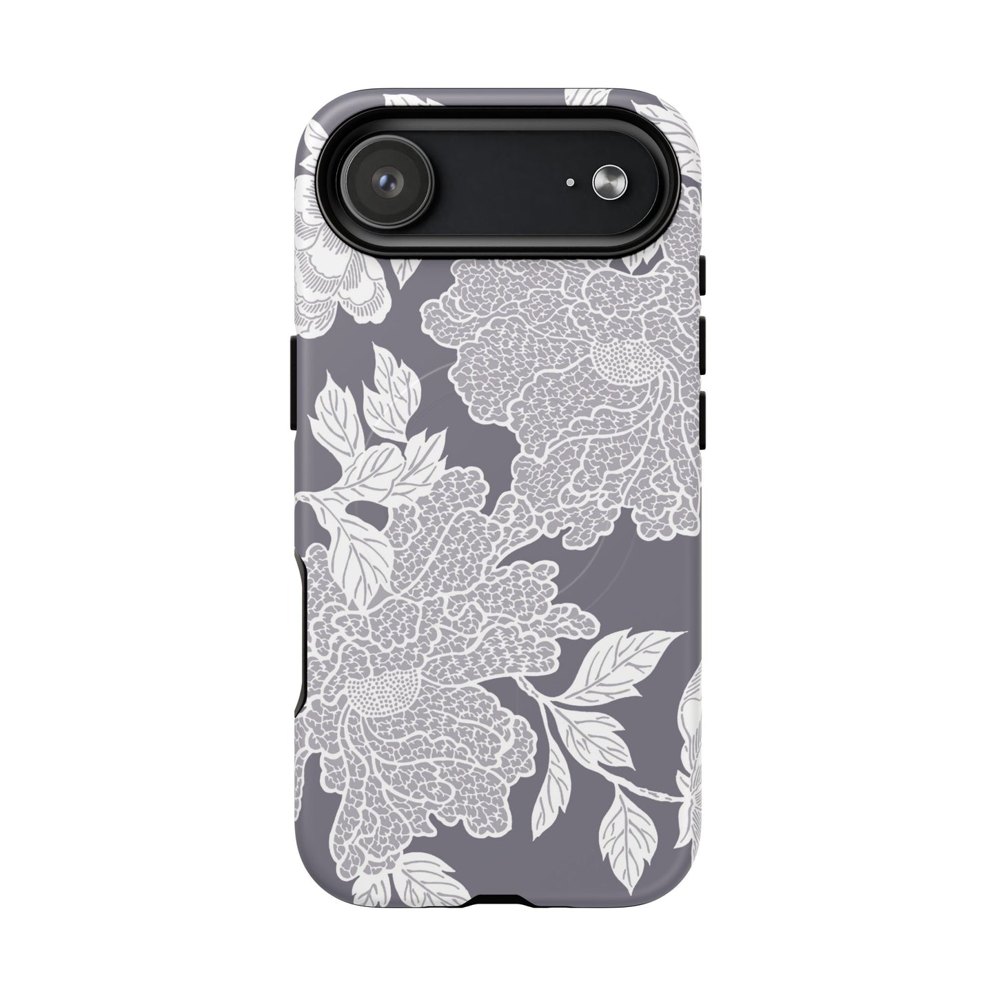 MagSafeタフケース - Deco Peony (紫色) | iPhone 17 / iPhone 17 Air / iPhone 17 Pro / iPhone 17 Pro Max