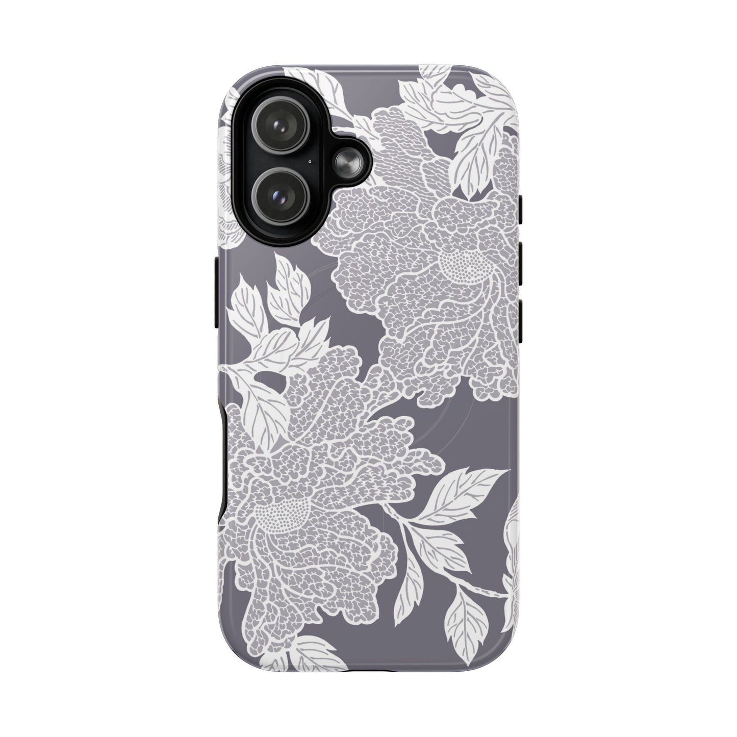 MagSafeタフケース - Deco Peony (紫色) | iPhone 17 / iPhone 17 Air / iPhone 17 Pro / iPhone 17 Pro Max