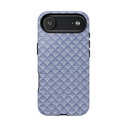 MagSafeタフケース - 鱗（白/ブルー） | iPhone 17 / iPhone 17 Air / iPhone 17 Pro / iPhone 17 Pro Max