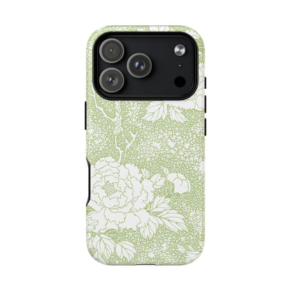 MagSafeタフケース - 姫（白/薄緑） | iPhone 17 / iPhone 17 Air / iPhone 17 Pro / iPhone 17 Pro Max