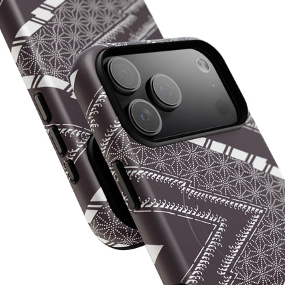 MagSafeタフケース - あっちこっち（白/紫色） | iPhone 17 / iPhone 17 Air / iPhone 17 Pro / iPhone 17 Pro Max