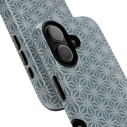 MagSafeタフケース - 麻の葉（白/ライトティール）  | iPhone 17 / iPhone 17 Air / iPhone 17 Pro / iPhone 17 Pro Max