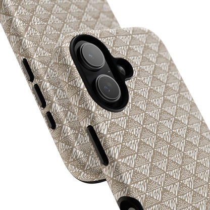 MagSafeタフケース - 鱗（白/薄茶色） | iPhone 17 / iPhone 17 Air / iPhone 17 Pro / iPhone 17 Pro Max