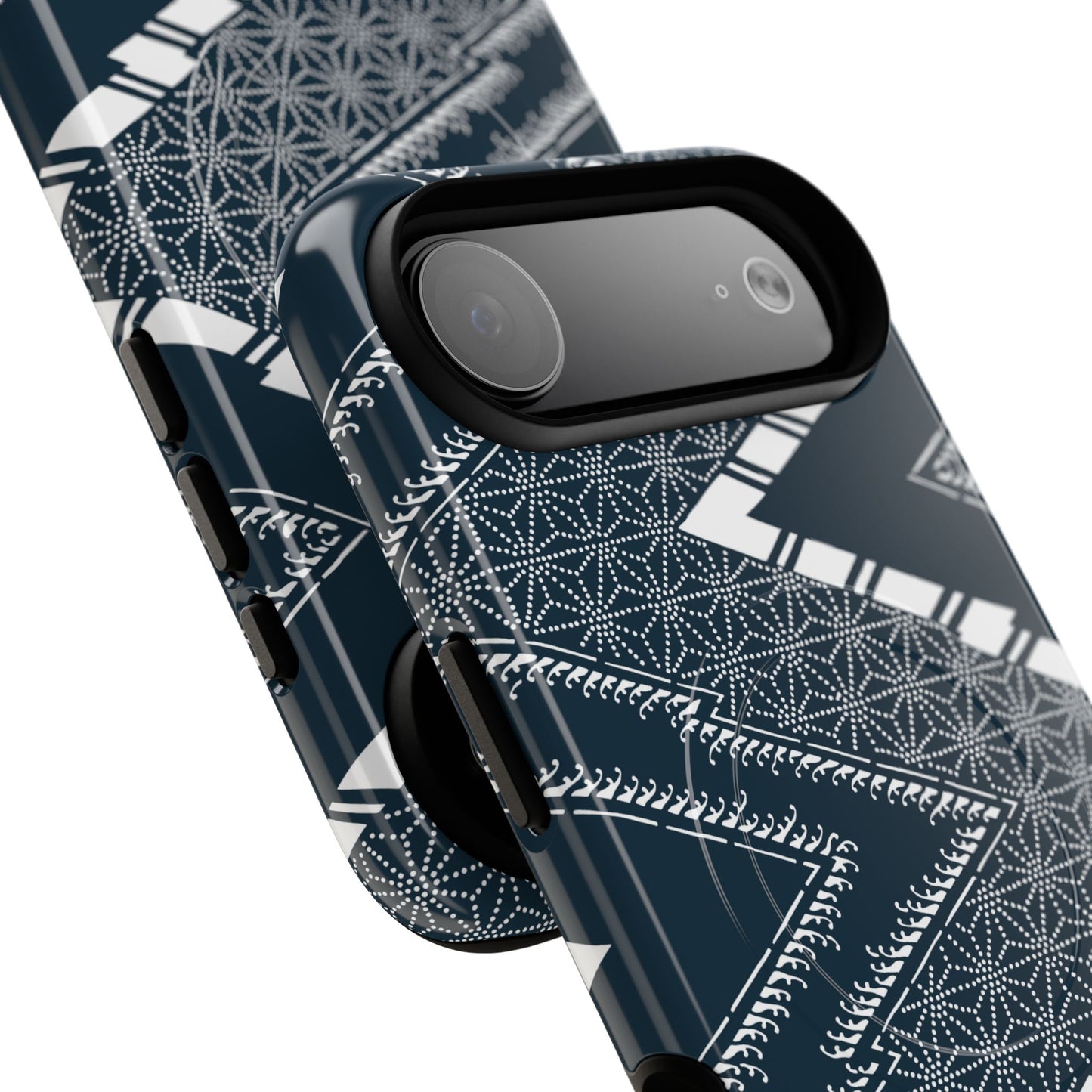 MagSafeタフケース - あっちこっち（白/ダックブルー）| iPhone 17 / iPhone 17 Air / iPhone 17 Pro / iPhone 17 Pro Max