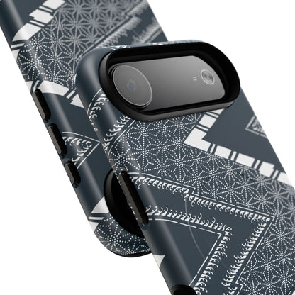 MagSafeタフケース - あっちこっち（白/ダックブルー）| iPhone 17 / iPhone 17 Air / iPhone 17 Pro / iPhone 17 Pro Max