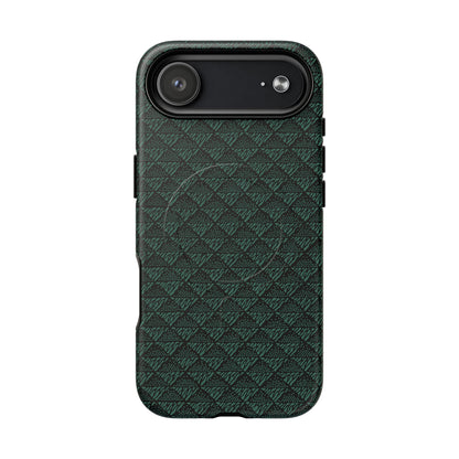 MagSafeタフケース - 鱗（黒/緑） | iPhone 17 / iPhone 17 Air / iPhone 17 Pro / iPhone 17 Pro Max