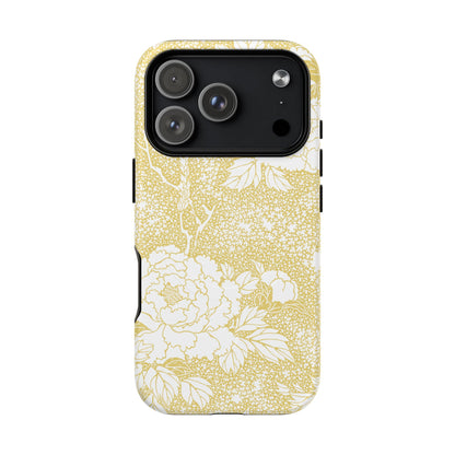 MagSafeタフケース - 姫（白/淡い黄色） | iPhone 17 / iPhone 17 Air / iPhone 17 Pro / iPhone 17 Pro Max