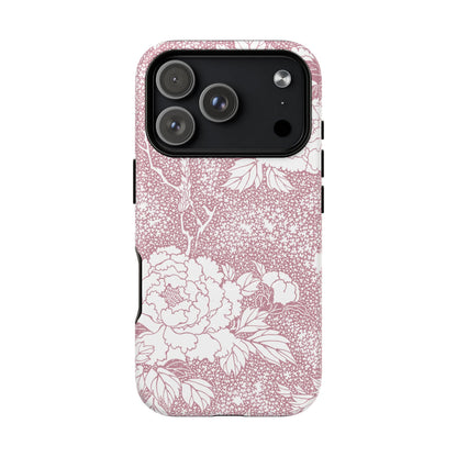 MagSafeタフケース - 姫（白/ピンク） | iPhone 17 / iPhone 17 Air / iPhone 17 Pro / iPhone 17 Pro Max