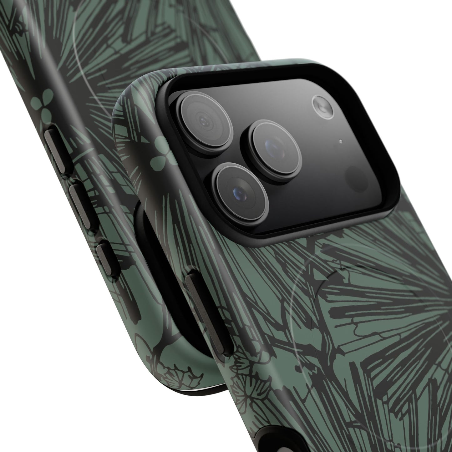 MagSafeタフケース - Radiance (グリーン/ブラック) | iPhone 17 / iPhone 17 Air / iPhone 17 Pro / iPhone 17 Pro Max