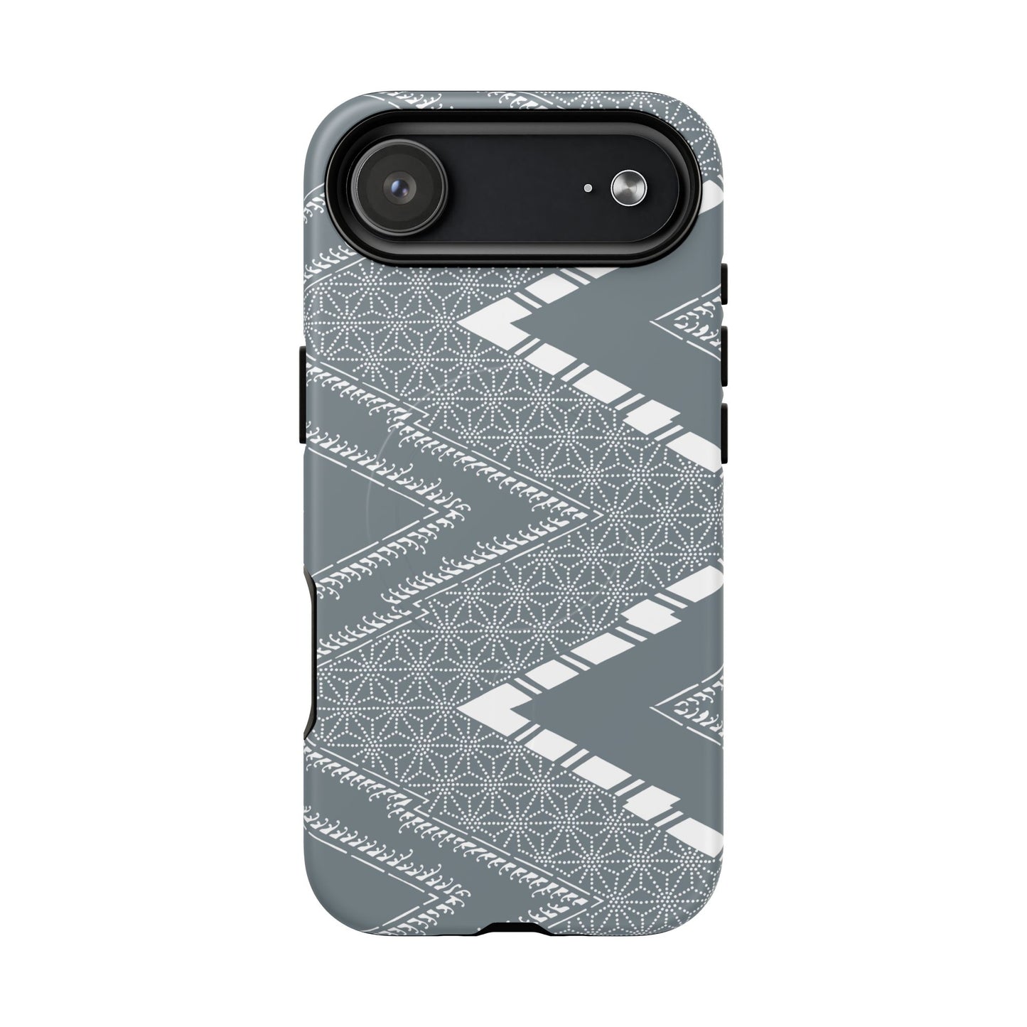 MagSafeタフケース - あっちこっち（白/藍鼠）| iPhone 17 / iPhone 17 Air / iPhone 17 Pro / iPhone 17 Pro Max