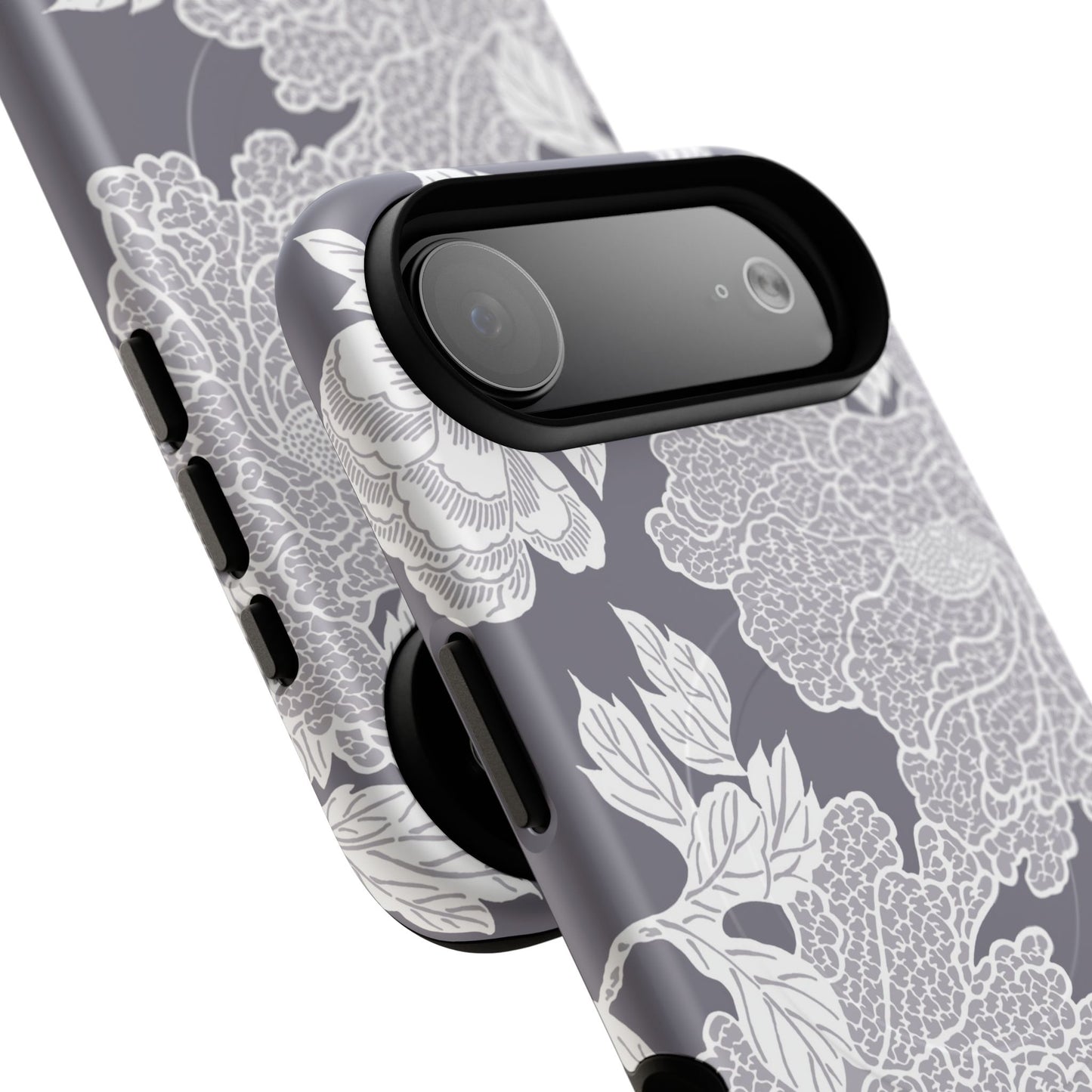 MagSafeタフケース - Deco Peony (紫色) | iPhone 17 / iPhone 17 Air / iPhone 17 Pro / iPhone 17 Pro Max