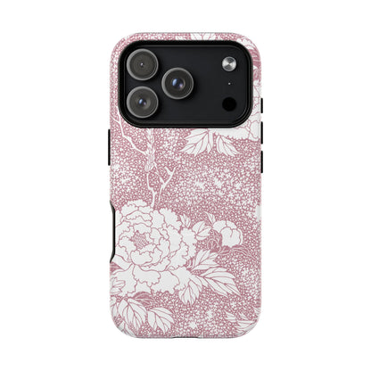 MagSafeタフケース - 姫（白/ピンク） | iPhone 17 / iPhone 17 Air / iPhone 17 Pro / iPhone 17 Pro Max