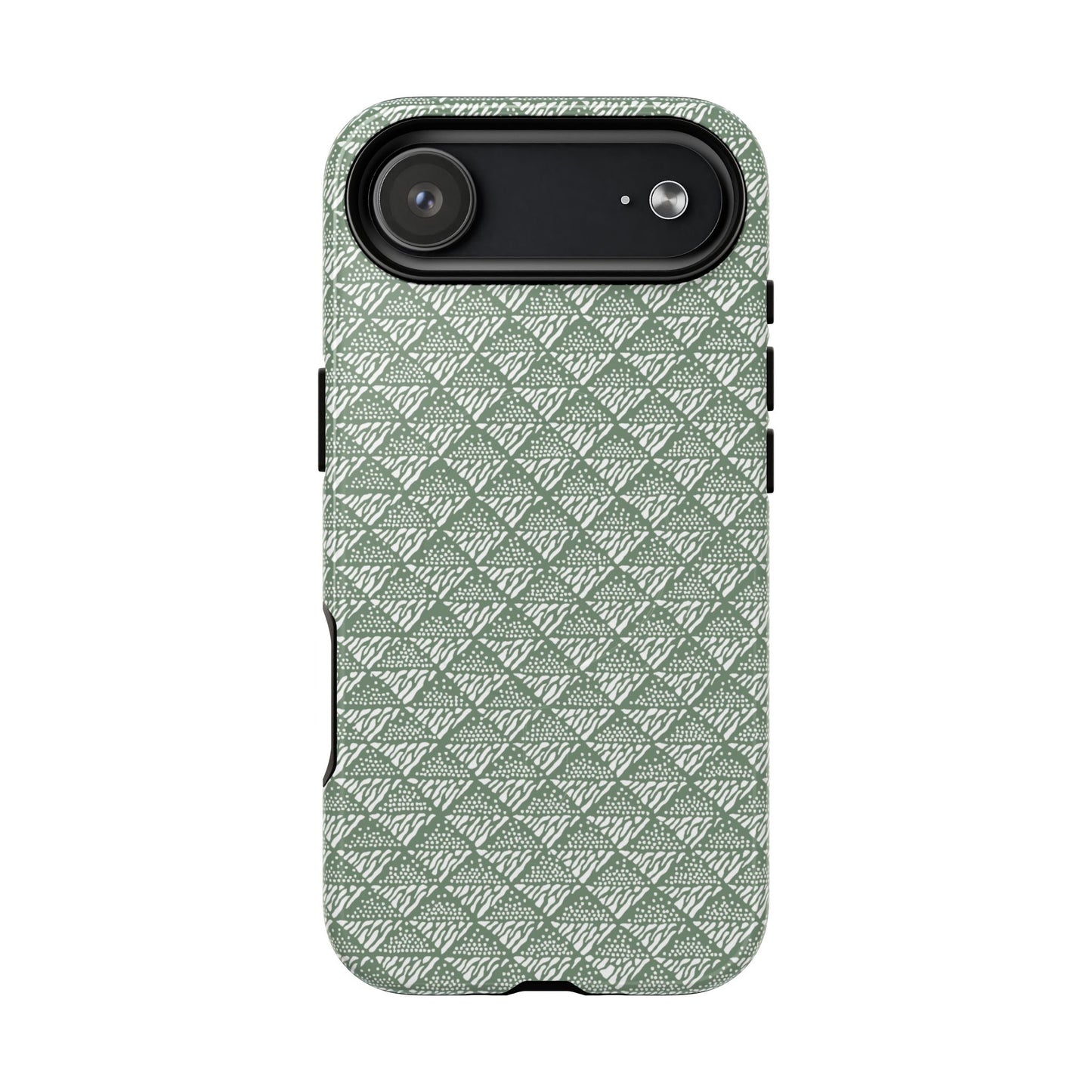 MagSafeタフケース - 鱗（白/緑） | iPhone 17 / iPhone 17 Air / iPhone 17 Pro / iPhone 17 Pro Max