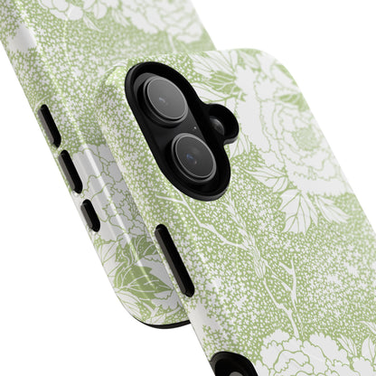 MagSafeタフケース - 姫（白/薄緑） | iPhone 17 / iPhone 17 Air / iPhone 17 Pro / iPhone 17 Pro Max