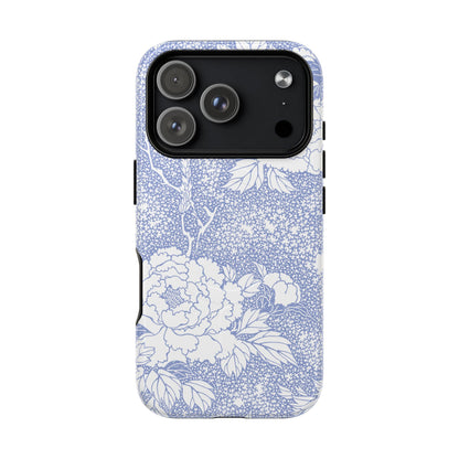 MagSafeタフケース - 姫（白/水色） | iPhone 17 / iPhone 17 Air / iPhone 17 Pro / iPhone 17 Pro Max