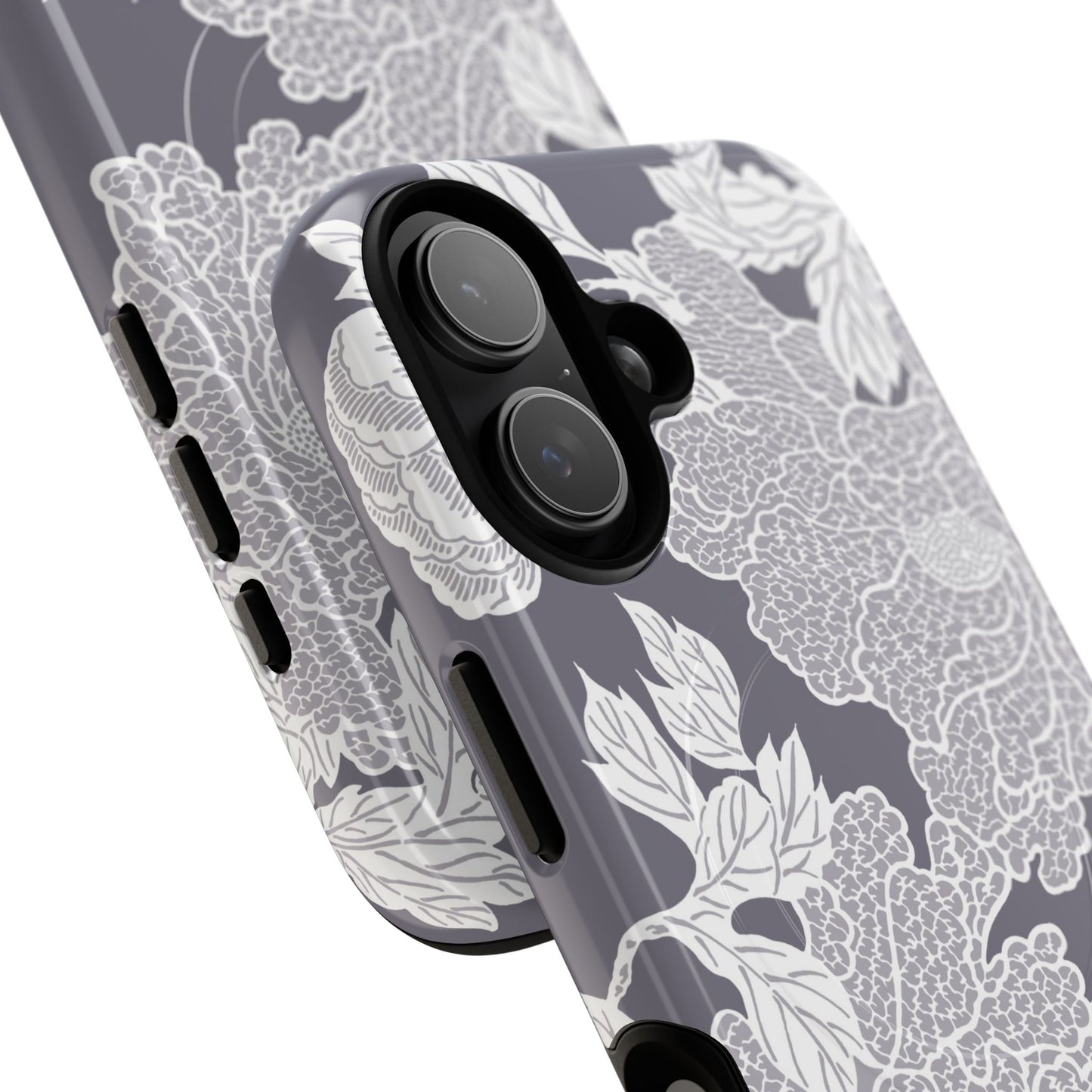 MagSafeタフケース - Deco Peony (紫色) | iPhone 17 / iPhone 17 Air / iPhone 17 Pro / iPhone 17 Pro Max