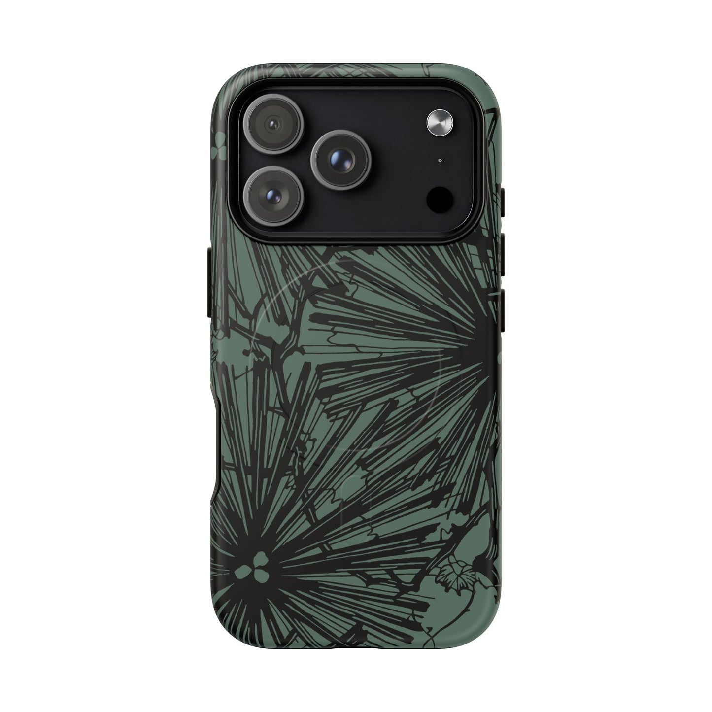 MagSafeタフケース - Radiance (グリーン/ブラック) | iPhone 17 / iPhone 17 Air / iPhone 17 Pro / iPhone 17 Pro Max