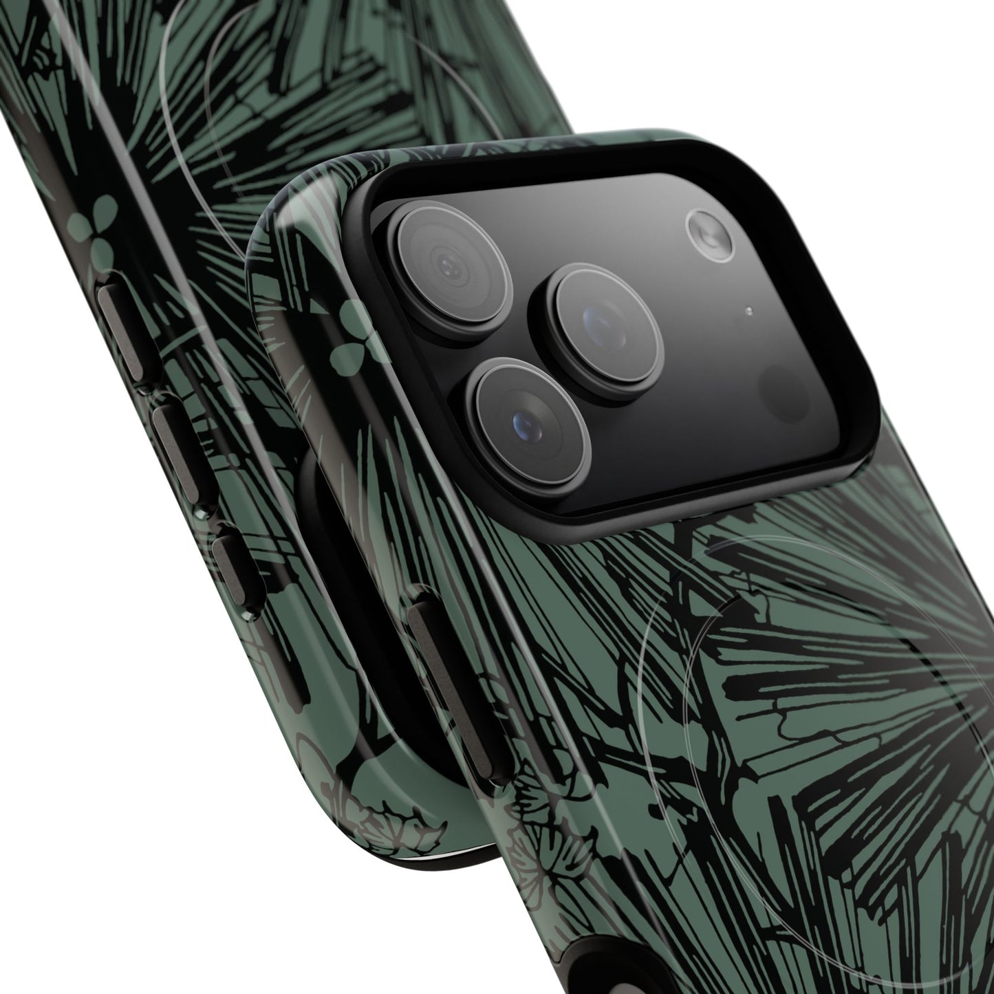 MagSafeタフケース - Radiance (グリーン/ブラック) | iPhone 17 / iPhone 17 Air / iPhone 17 Pro / iPhone 17 Pro Max