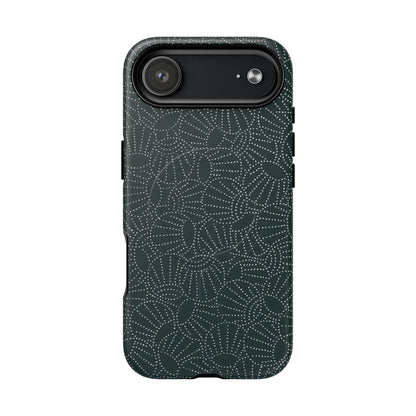 MagSafeタフケース - 団扇（白/グリーン） | iPhone 17 / iPhone 17 Air / iPhone 17 Pro / iPhone 17 Pro Max