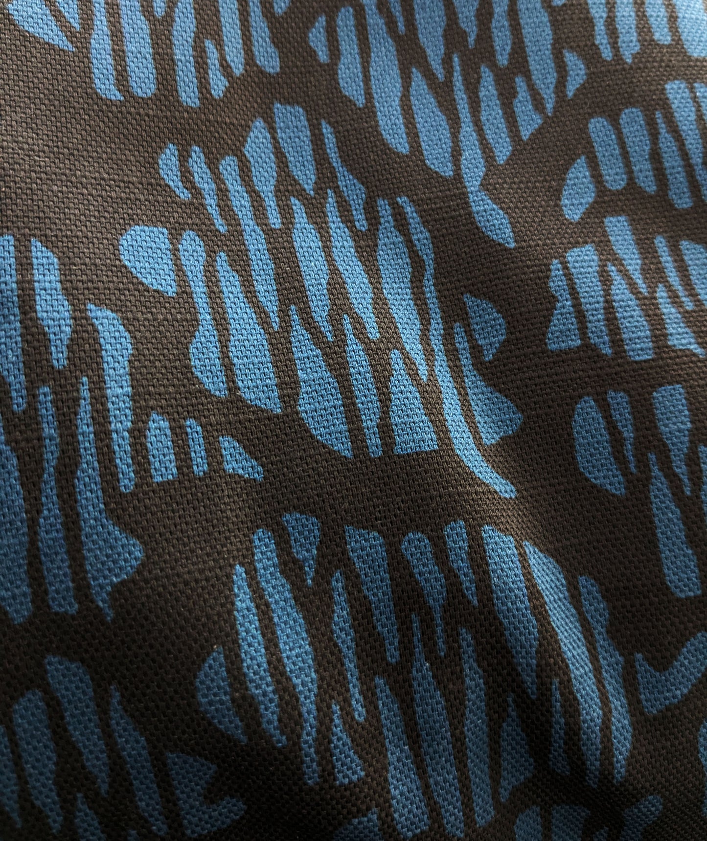 Modern Peony クッション - ブルー