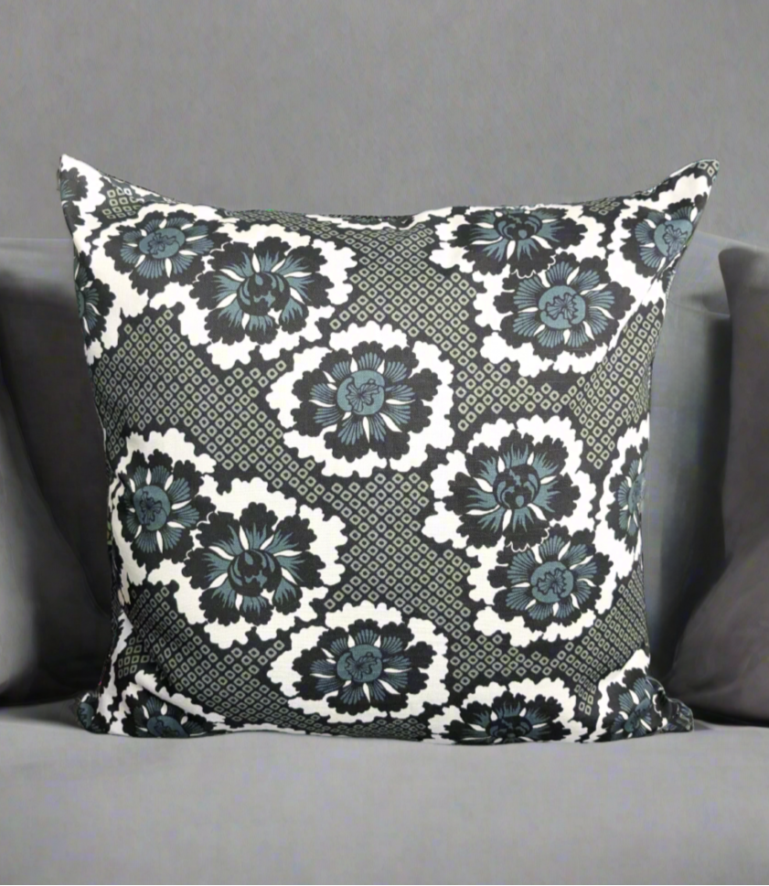 On the Dot クッション - ティール/グリーン